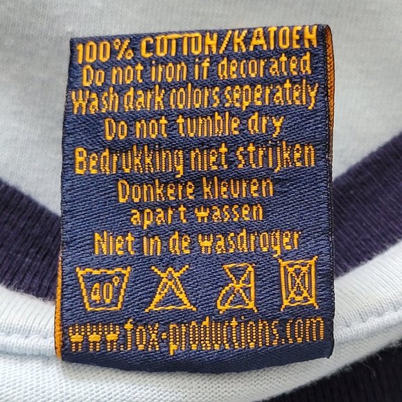 Fox Amsterdam Holland Coat of Arms Long Sleeve Raglan Tee Shirt - Picture 10 of 10